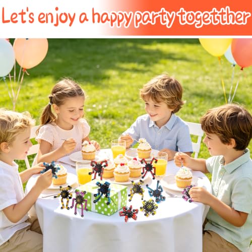12 Pack Funny Sensory Fidget Toys,Deformable Chain DIY Robot Spinners Fingertip Stress Relief Gyro Toy Birthday Gifts Easter Basket Goodie Bag Stuffers Classroom Prizes Party Favors for Kids Adults by BAOERHUI - Used condition - Image 6