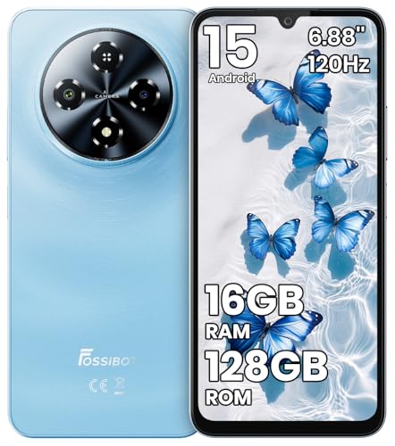Amazon | FOSSiBOT S5 SIMフリー スマホ 本体 16GB RAM+128GB ROM 2TB