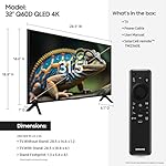 SAMSUNG 32-Inch Class QLED 4K Q60D Series Quantum HDR Smart TV w/Object Tracking Sound Lite, Motion Xcelerator, Slim Design, Gaming Hub, Alexa Built-in (QN32Q60D, 2024 Model) - Image 2