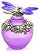 YU FENG 40ml Fancy Purple Gragonfly Empty Refillable Glass Perfume Bottle,Retro Frosted Butterfly Lid Perfume Bottle