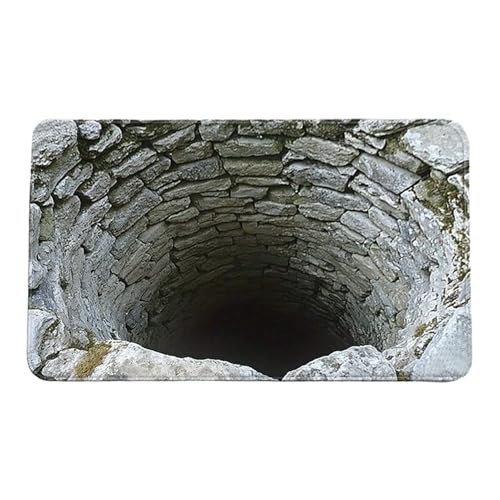 3d Teppich, 50x80cm 3d Teppich Optische Täuschung, Rutschfest 3 D...