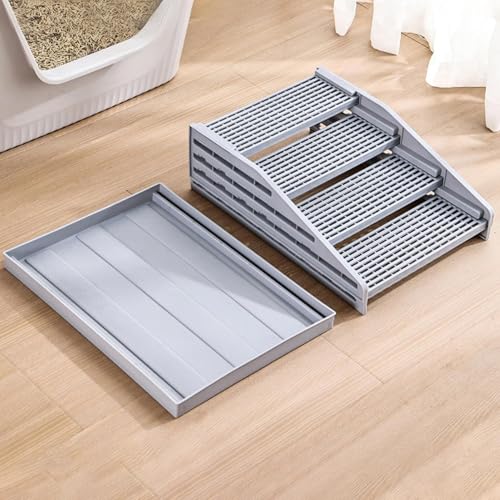 Alfombrilla de arena para gatos lavable ideal para evitar suciedad en el suelo con protector 6
