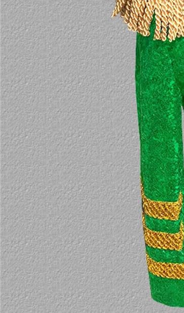 Men's Slim Fit Lightweight Suit Jacket with Sequins for Stage, Club or Event Performance Wear2