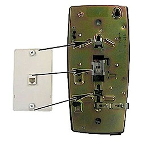 Teléfono de pared industrial sin marcador con timbre - rojo miniatura 6
