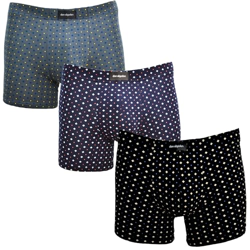 DON ALGODON Pack 3 Boxers Hombre Suaves Transpirables y...
