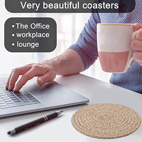 Pot Holders Set, Trivets Set 3 Pcs, 100% Pure Cotton Thread Weave Trivets For Hot Dishes/Pot/Bowl/Teapot/Hot Pot Holders #TOP2