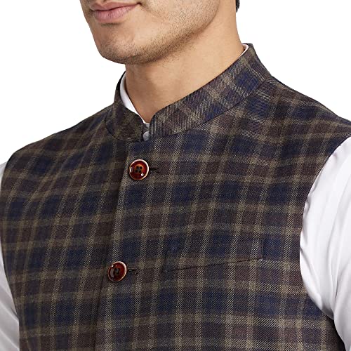Image of Park Avenue Dark Blue Waistcoat