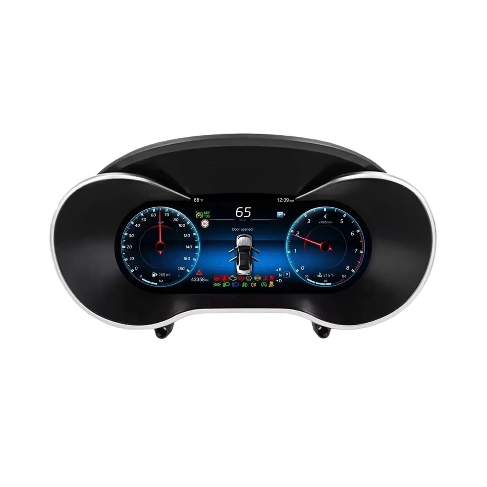 Grupo de instrumentos de 12,3 pulgadas para Mercedes W205 W253 2015-2019 8