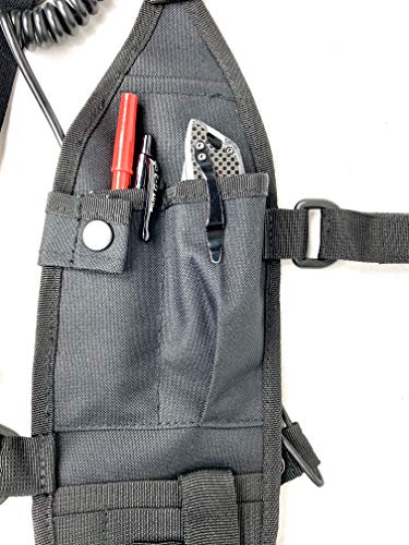 X-Fire® Radio Vest Universal Holder Rig For Portable Two-Way Radios #TOP3