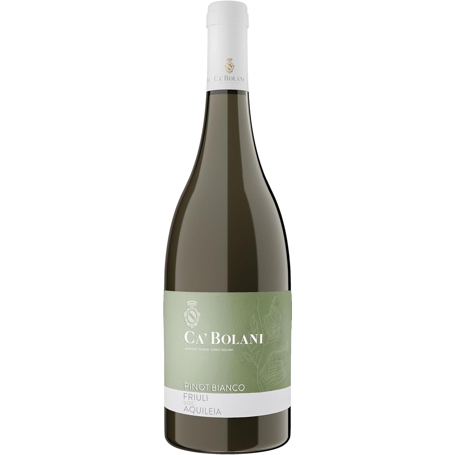 Ca'Bolani Pinot Bianco DOC - Italian Still Dry White Wine - Friuli DOC Aquileia, Italy - 75cl / 750ml, 13.5% ABV