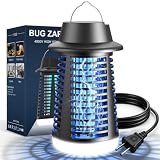 Lampada Antizanzare, Tecnologia a Scarica Elettrica 4250V AntiZanzare con Tenuta IPX4, Protezione con Luce UV 20W e Illuminazione a LED, Azione Repellente Zanzare per Interni/Esterni