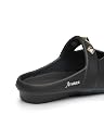 ATHREE Mules for Woman Soft Lightweight Flat Mule for Women Casual Office Wear Lightweight Comfortable Ladies Mule Shoes Pack of 1 Black gallery image