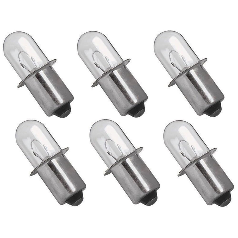 6 Pack Replacement 18 Volt Xenon Filament Bulb for Dewalt DW919 Work Light