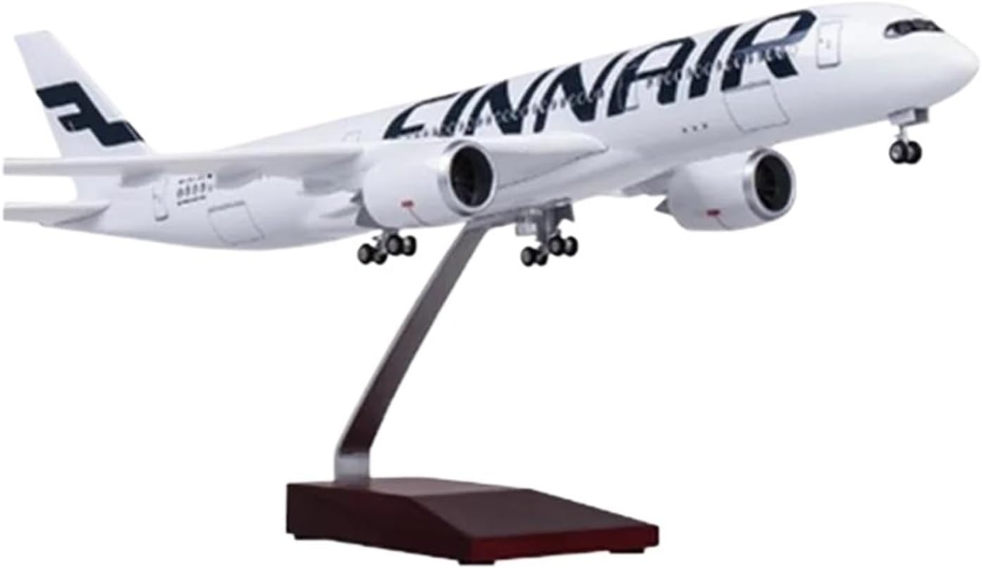 ミニチュアカー 1/142 スケール 47 センチメートルモデル A350 ノルディックフィンエアーダイキャスト樹脂航空機コレクショ