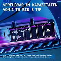 WD_BLACK SN850P 2 TB NVMe SSD Offiziell Lizenziert für PS5 Konsolen (interne Gaming SSD; optimierter Kühlkörper; PCIe Gen4 Technologie, bis zu 7.300 MB/s Lesen, M.2 2280) – Ansicht 4