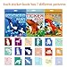 3PCS Sticker Paint Number Books Crafts for Kids Ages 4-8,8-12 Animal Dinosaur Ocean Sticker Book Stickers for Kids Boys Girl Adults for Birthday Party Favors Gift Travel Toy Daycare Activity