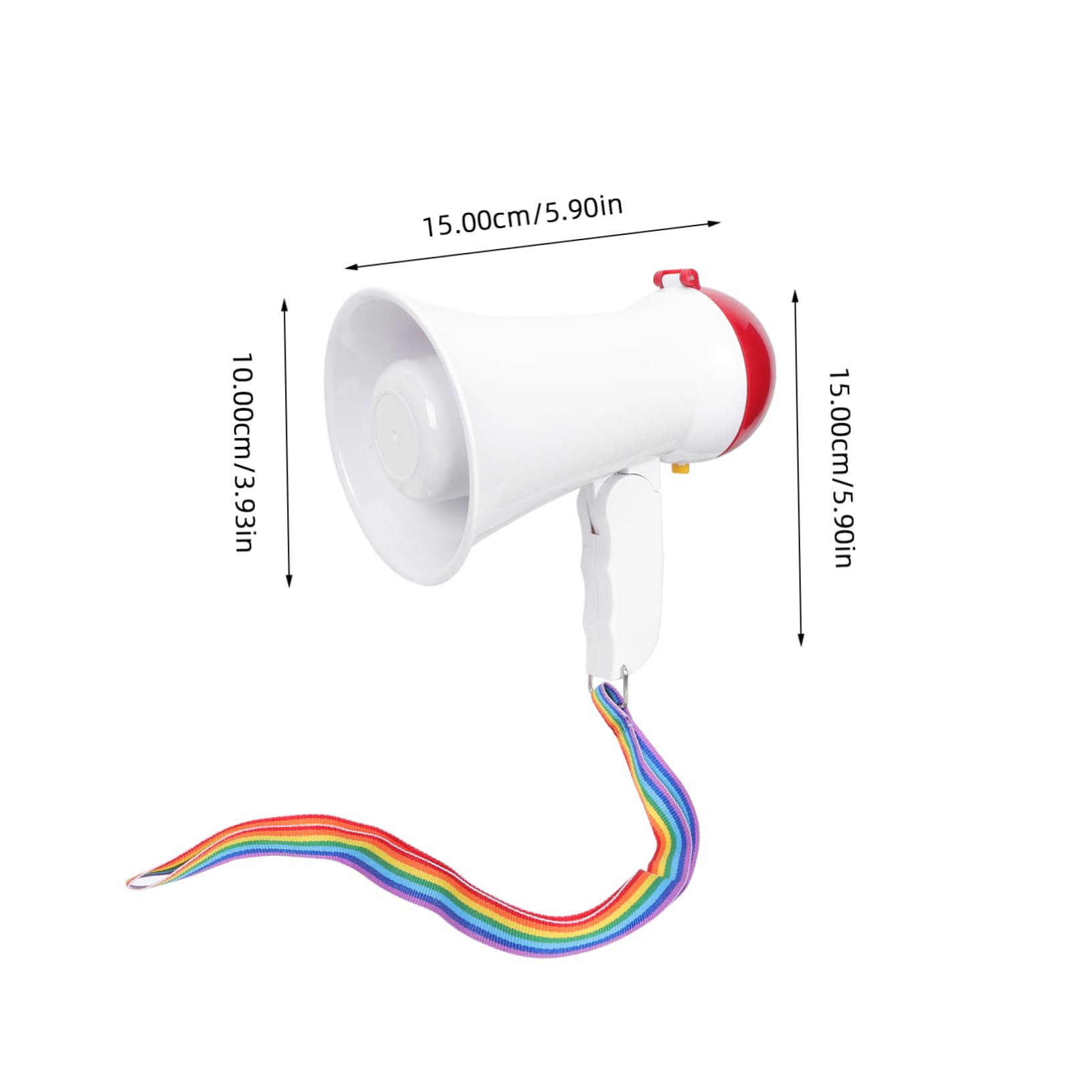 VICASKY Portable Creative Megaphone Handy Plastic Loudspeaker for Sound Amplification at Events Parties and Performances Lightweight Voice Amplifier for Easy Use