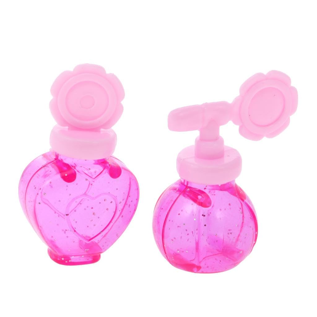 CLUB BOLLYWOOD®2 Pieces Plastic Transparent Purple Perfume Bottles for Doll ACCS|Dolls & Bears | Dolls | Contemporary (1973-Now) |2 x Perfume Bottles-image-27