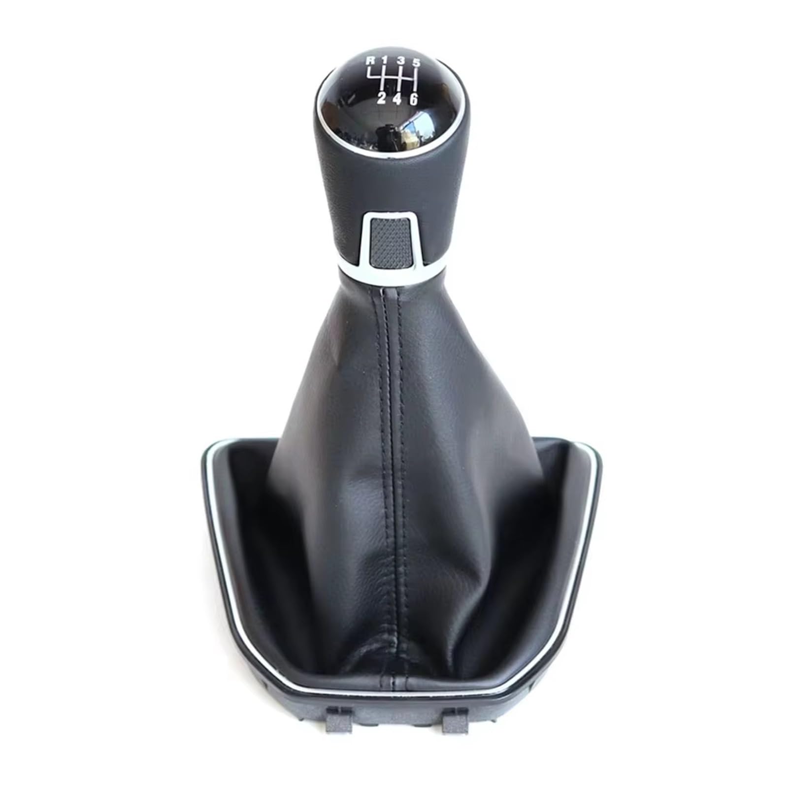 Cvcmgdgnea 6-Speed Gear Shift Knob Change Lever Switch Shifter For Caddy 4 Iv Mk4 2015-2019 Manual Handle With Gaiter Boot Gear Shift Knob Manual