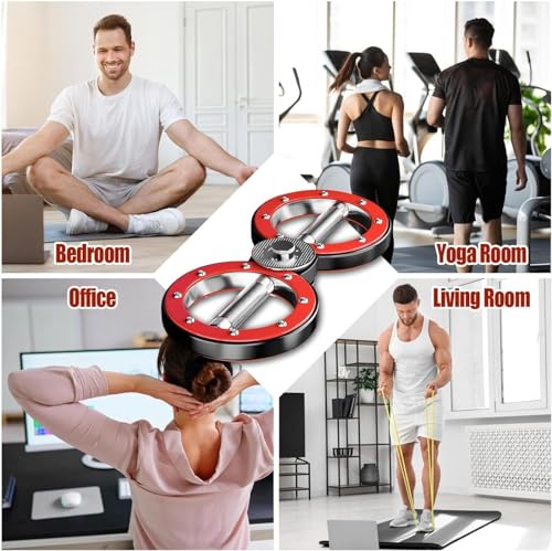 Máquina de rotación ajustable, equipo de entrenamiento de cuerpo completo de 360 grados con agarre giratorio y entrenador de antebrazo para fitness en casa y entrenamiento de fuerza