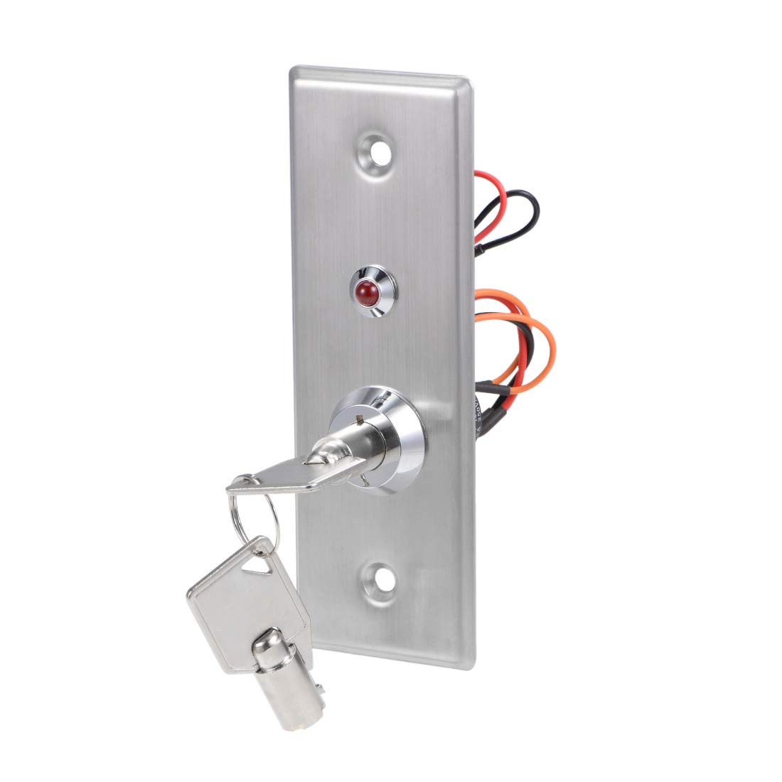 uxcell On/Off Key Switch Exit Switches Emergency Door Release SPST for