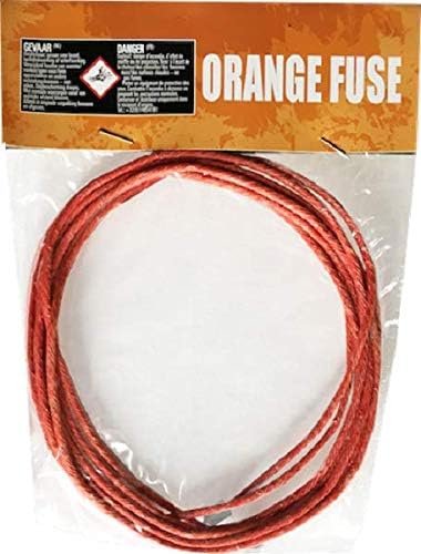 Orange Visco Fuse - 9.8 feet per roll - Fast