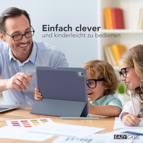 Étui iPad Air 11 M3 EAZY CASE avec porte-stylet bleu glace