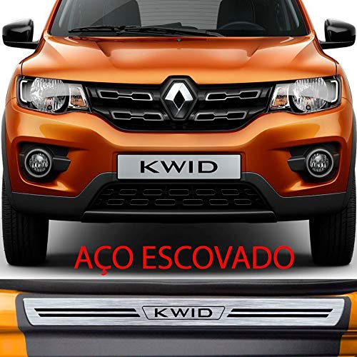 Soleira Resinada Premium Renault Kwid 2017 18 19 8 Peças