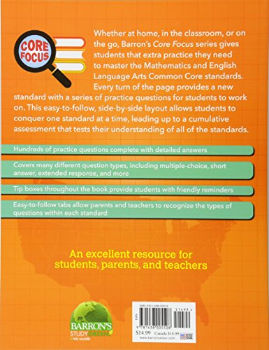 Core Focus Grade 2: Test Practice for Common Core (Barron's Test Prep) - Image 2