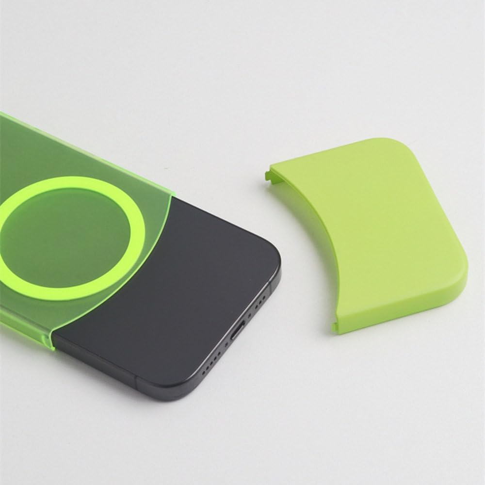 Ultracienkie matowe etui 2 w 1 do iPhone'a 16, 16Pro Max, 15, 15Pro, 14, 13, 12, z matowym etui do ładowania bezprzewodowego, fluorescencyjne zielone, do iPhone'a 16 Pro