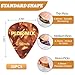 Plornix 30 pack Celluloid Guitar Picks - 3 Different Thickness Colorful Guitar Pick with Metal Storage Box, Guitar Picks for Acoustic Guitar, Electric Guitar, Bass, Ukulele, 0.46mm/ 0.71mm/ 0.96mm