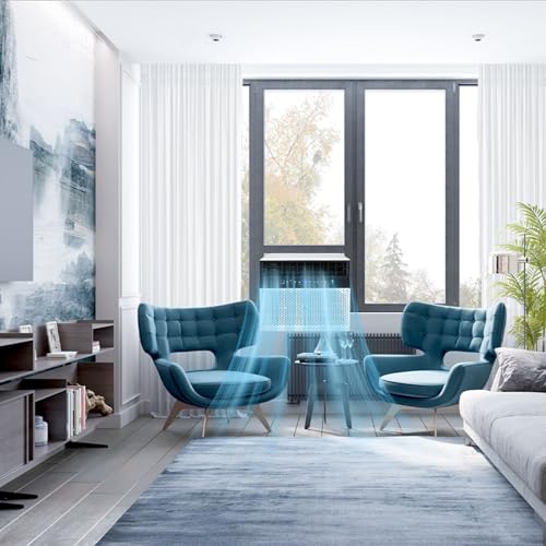 Image of Garvee 6000 Btu U-Shaped Window Air Conditioner with WiFi & App Control,Ultra Quiet, Enabled Saddle Window AC Unit