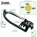 Melnor 65048-AMZ Oscillating Sprinkler with Brass Nozzles and QuickConnect Product Adapter Set, 3,400 sq. ft, Amazon Bundle