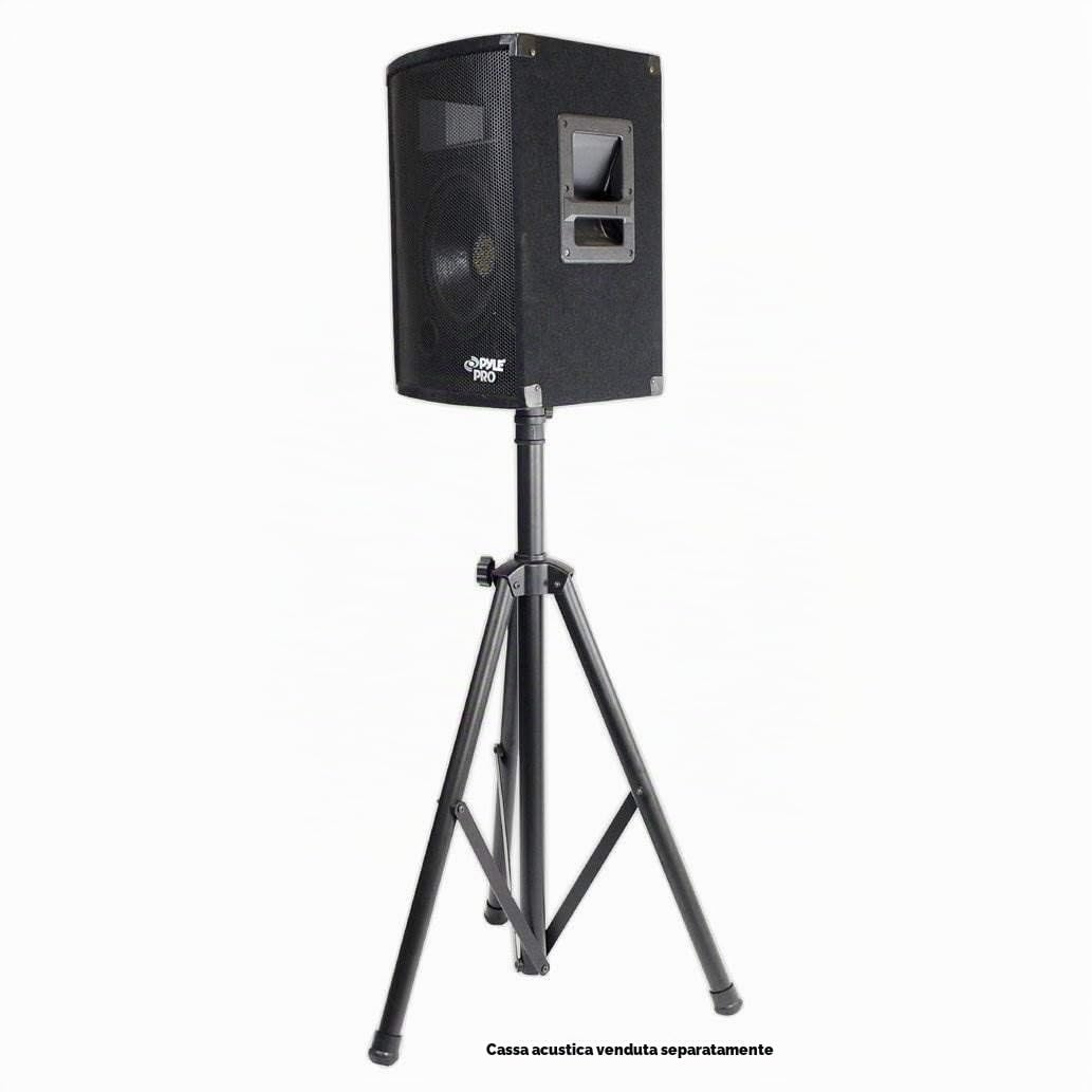 Busker - PA portatile da 200 W con batteria ricaricabile, Bluetooth & Pyle Supporto Universale per Altoparlanti, Stativi per Casse Acustiche a Treppiede e Pieghevole