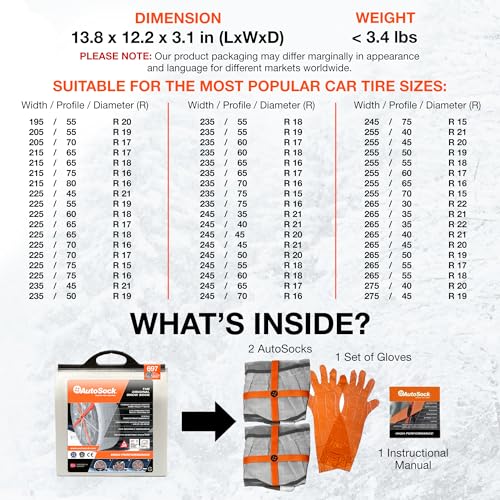 Autosock 697 Snow Socks For Tires thumb #2