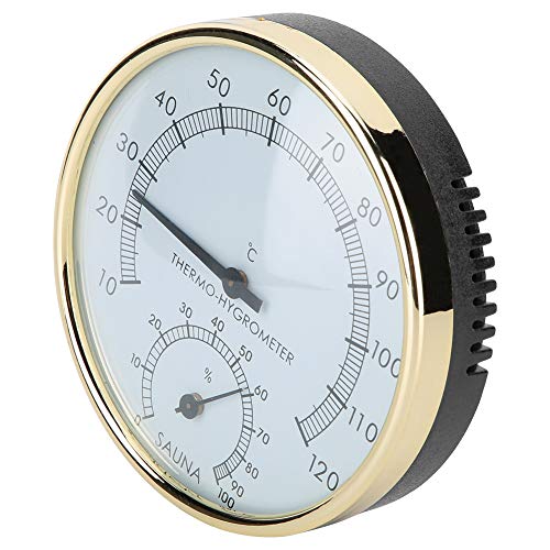 Sauna Digitale Thermometer Hygrometer Gouden Rand Binnenthermometer Hygrometer Vochtigheid Temperatuur Meter Hot Tubs… - Image 6