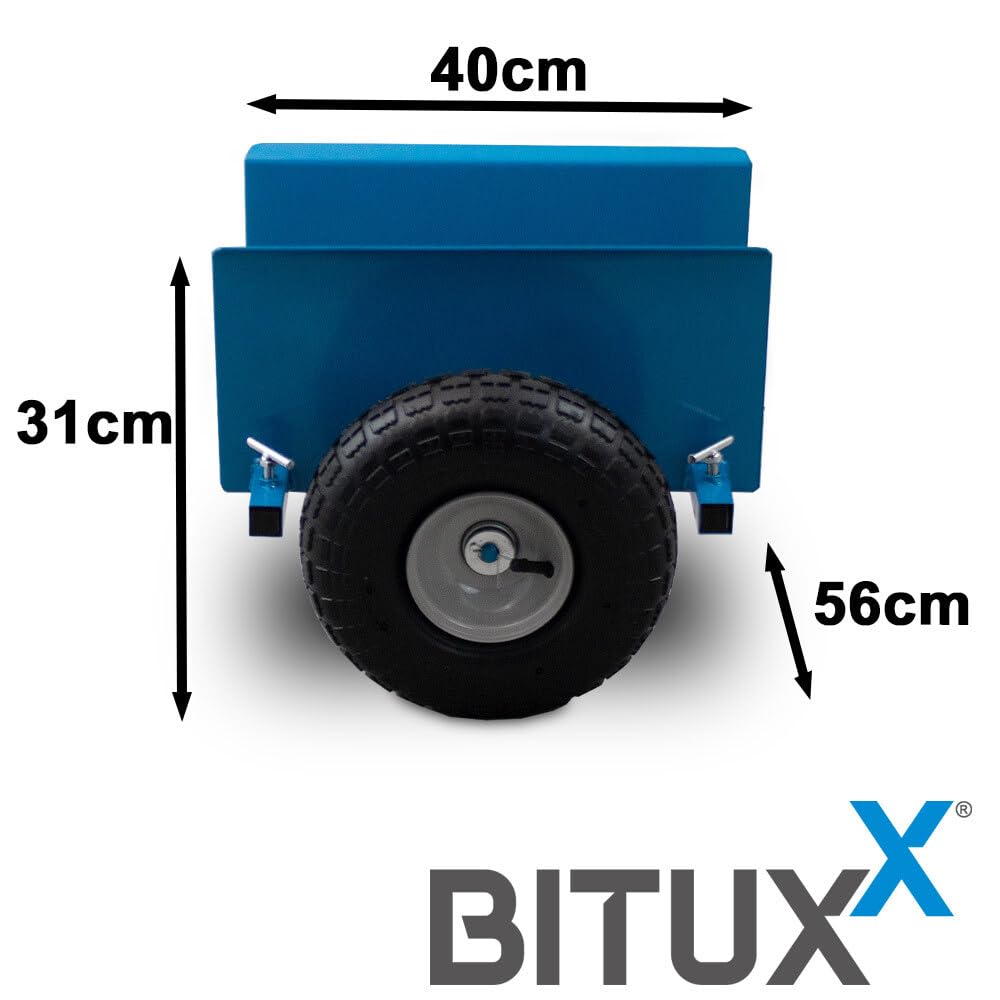 Bituxx Plattenroller Plattenklemmwagen Plattenkarren Transportwagen Plattenwagen Transporthilfe Trockenbau Rollwagen bis 275Kg