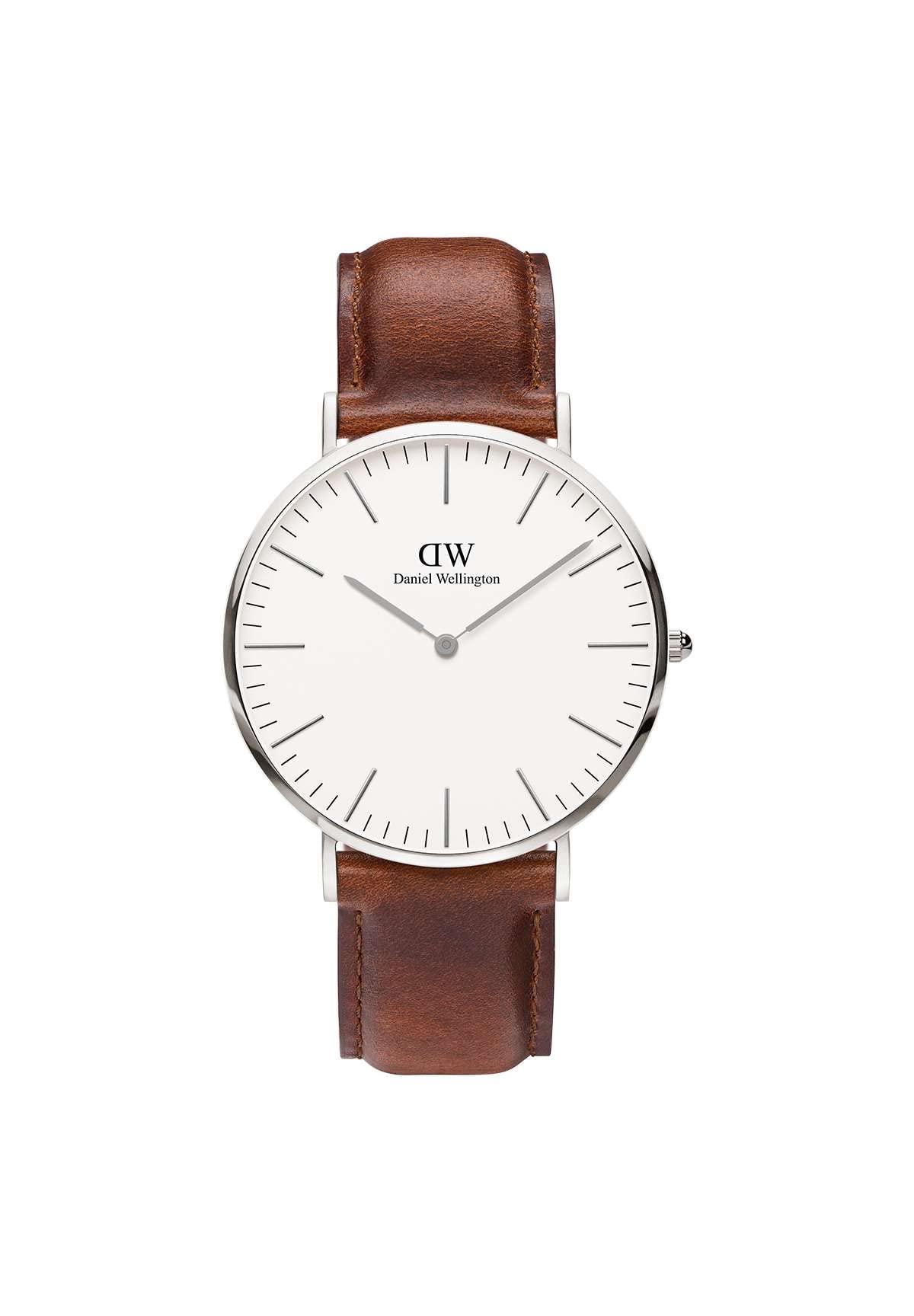 Daniel Wellington Classic Orologi Silver Leather