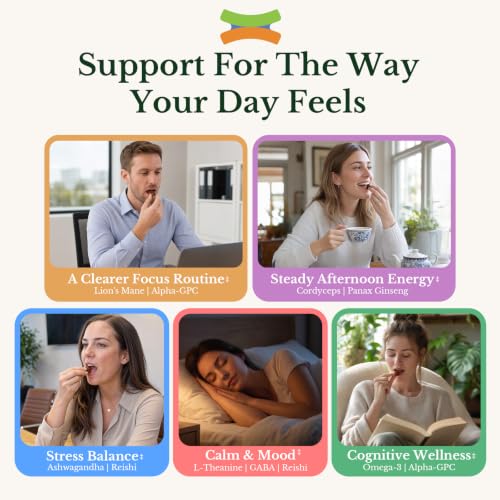 NatuX Nootropic Mushroom Gummies