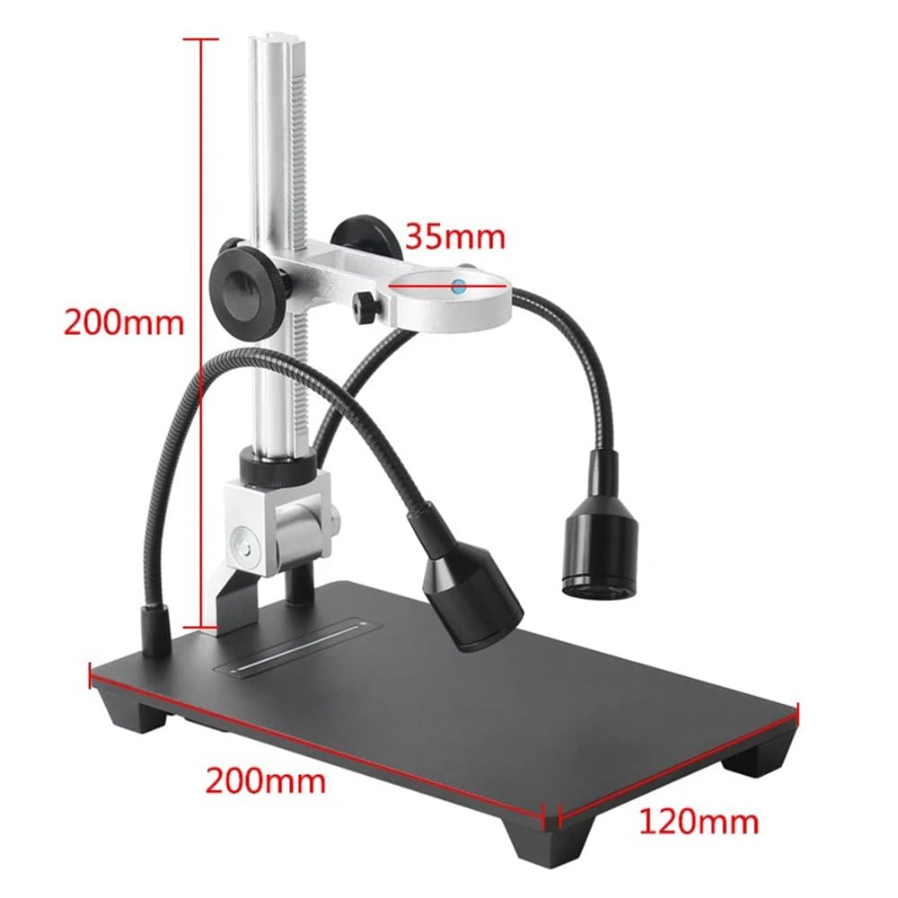 Microscopio 3D 1080P 528X 16MP 7 pollici 10.1 pollici Display LCD USB HDMI microscopio biologico digitale lente d'ingrandimento della fotocamera strumento di riparazione(7 inch USB HDMI)