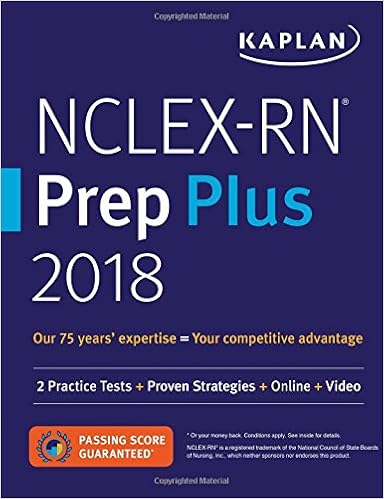NCLEX-RN Prep Plus 2018: 2 Practice Tests + Proven Strategies + Online + Video (Kaplan Test Prep) book cover