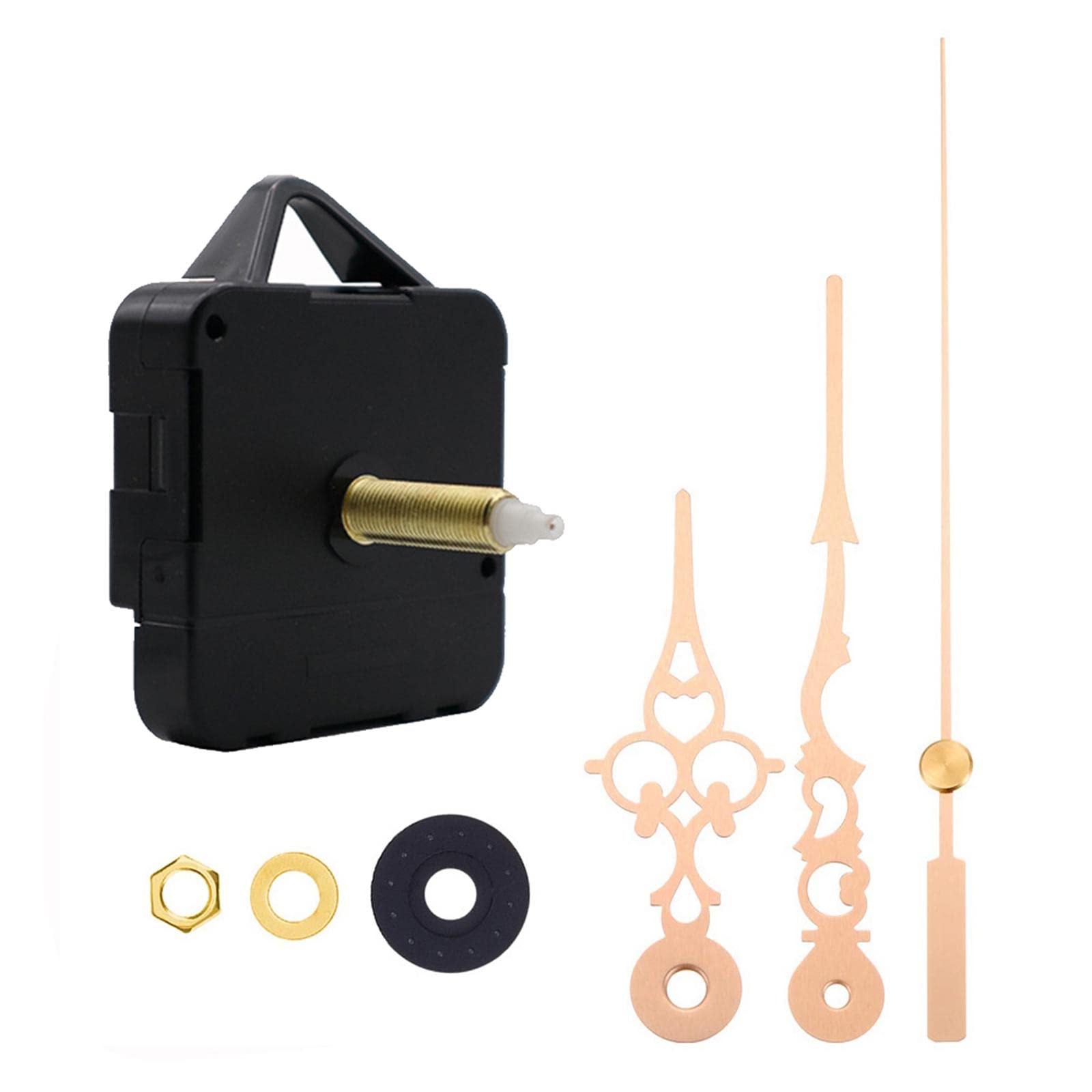 DIY Wall Quartz Clock Movement Mechanism Replacement Parts Flower GoldHome & Garden|Home Dacor|Clocks|Replacement Parts & Tools|1 Set Quartz Wall Clock Movement with Pointers-image-16