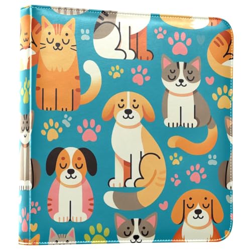 Álbum de Fotos para Perros y Gatos con 40 Páginas Autoadhesivas, Cubierta de Cuero PU, Álbum DIY para Fotos 3x5 4x6 5x7 8x10 miniatura 2