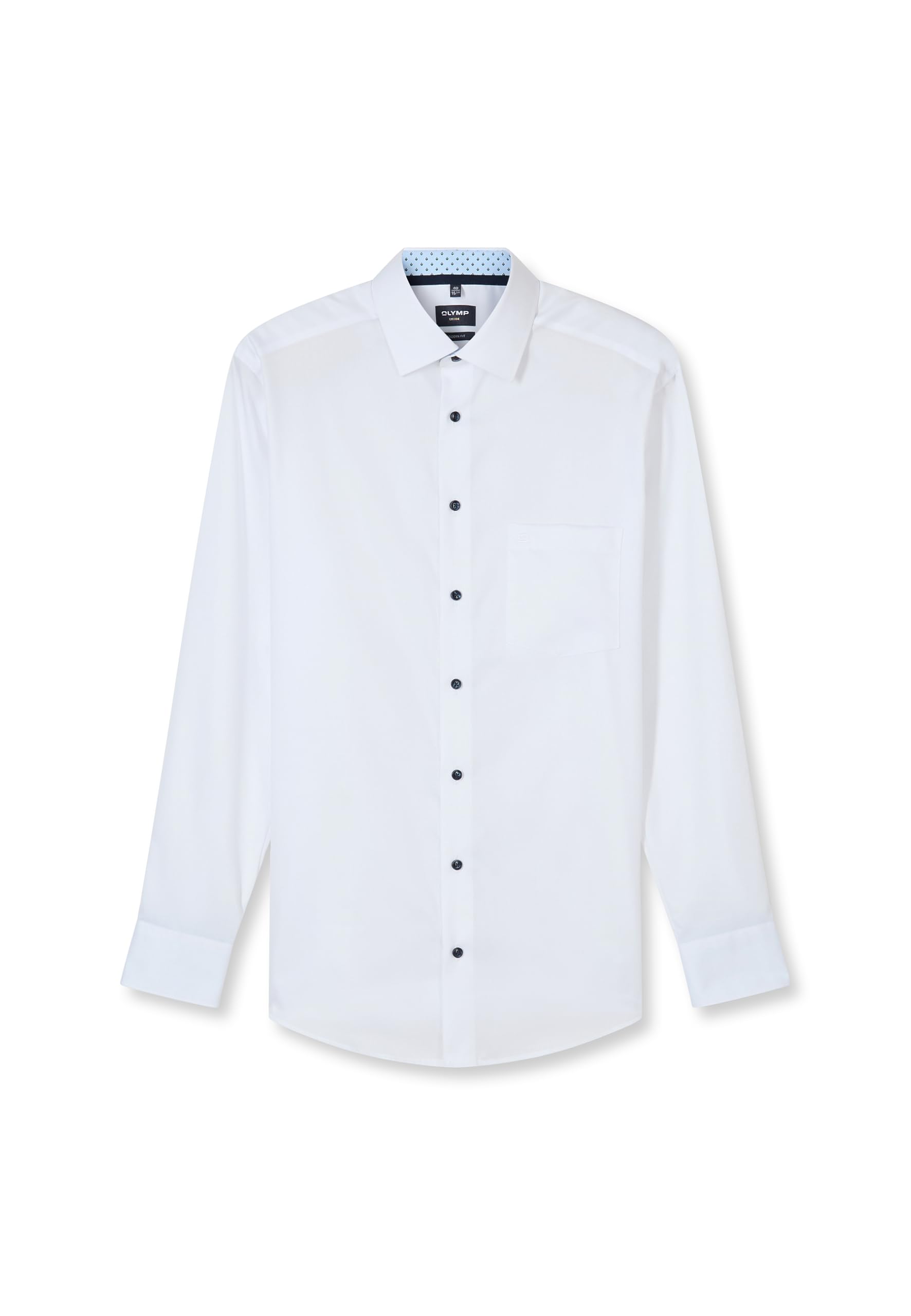 OLYMP Herren Oberhemd Langarm 122814,Twill,470 Modern Fit 26,New Kent