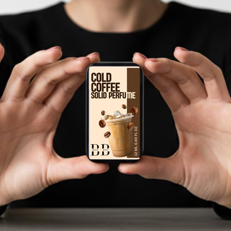 Solid Perfume for Men & Women | Long Lasting Pocket Perfume | Alcohol-Free Cold Coffee Fragrance | Travel-Friendly Solid Perfume (12g)-picture-31