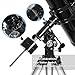 HSL 150EQ Astronomical Reflector Telescope for Adults high Powered,150mm Aperture Professional Telescopes for Adults Astronomy,Comes with 5 Color Filters Set and 3X Barlow Lens Black