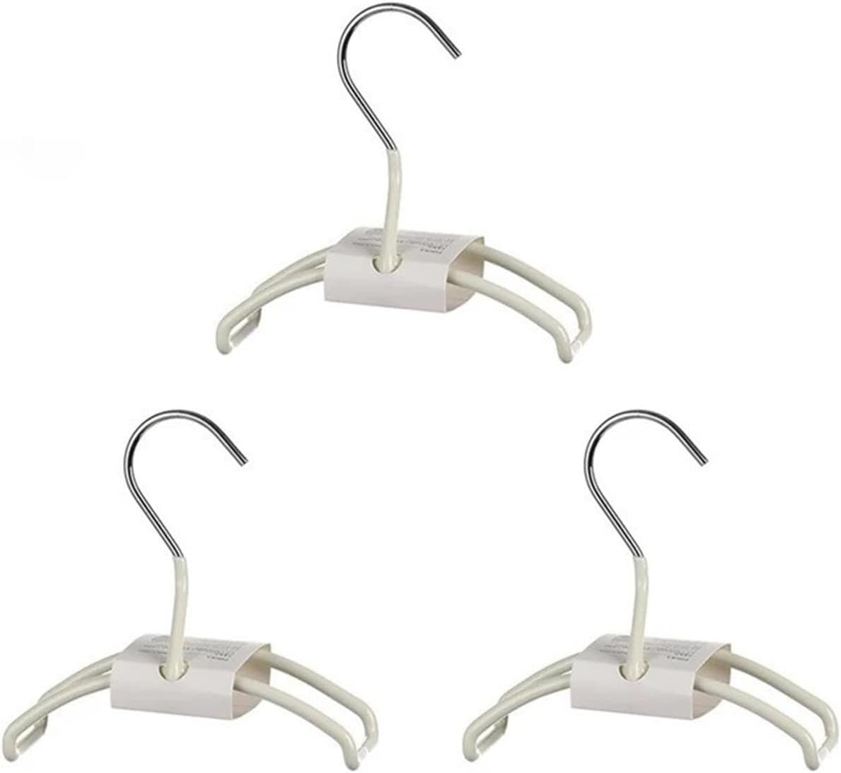 Bag Hanger Hook Handbag Hat Scarf Storage Rack Portable Wardrobe Backpack Holder Organization(White-3pcs)