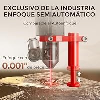Monport Reno 45W CO2 Laser Graviermaschine, Desktop Laser Cutter mit Semi-Autofokus, Neu entwickelte Laserröhre, Duales Arbeitsbett, Präzision&Effizienz CO2 Laser für Metall Holz – Ansicht 7