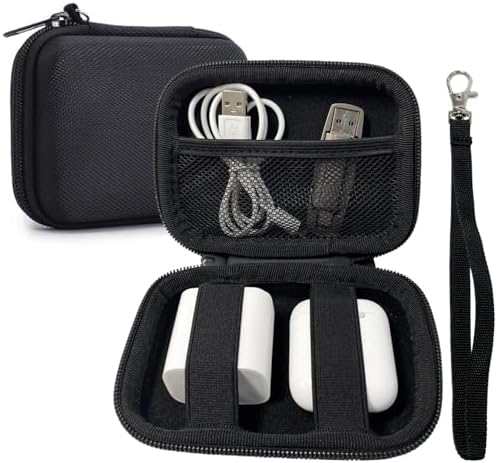 Funda Organizador Rígida EVA para Auriculares, AirPods, Power Ban...