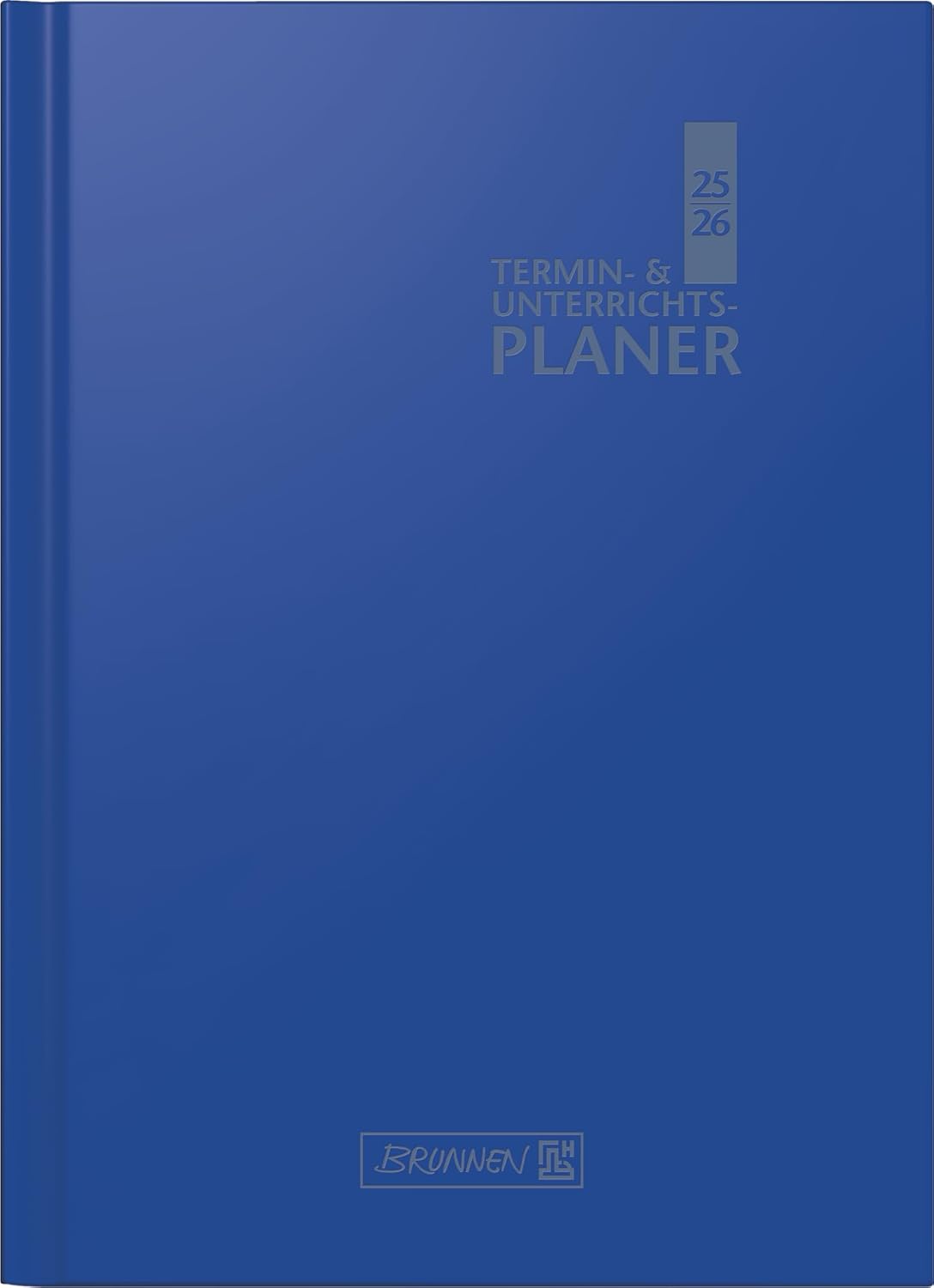 BRUNNEN Appointment & Lesson Planner 2025/2026 | A4, Plastic, Blue